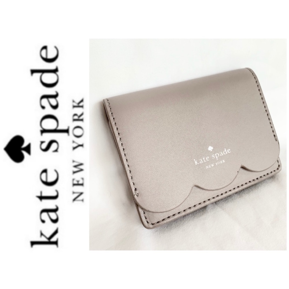 NWT Kate Spade genuine leather wallet gray - Picture 7 of 7